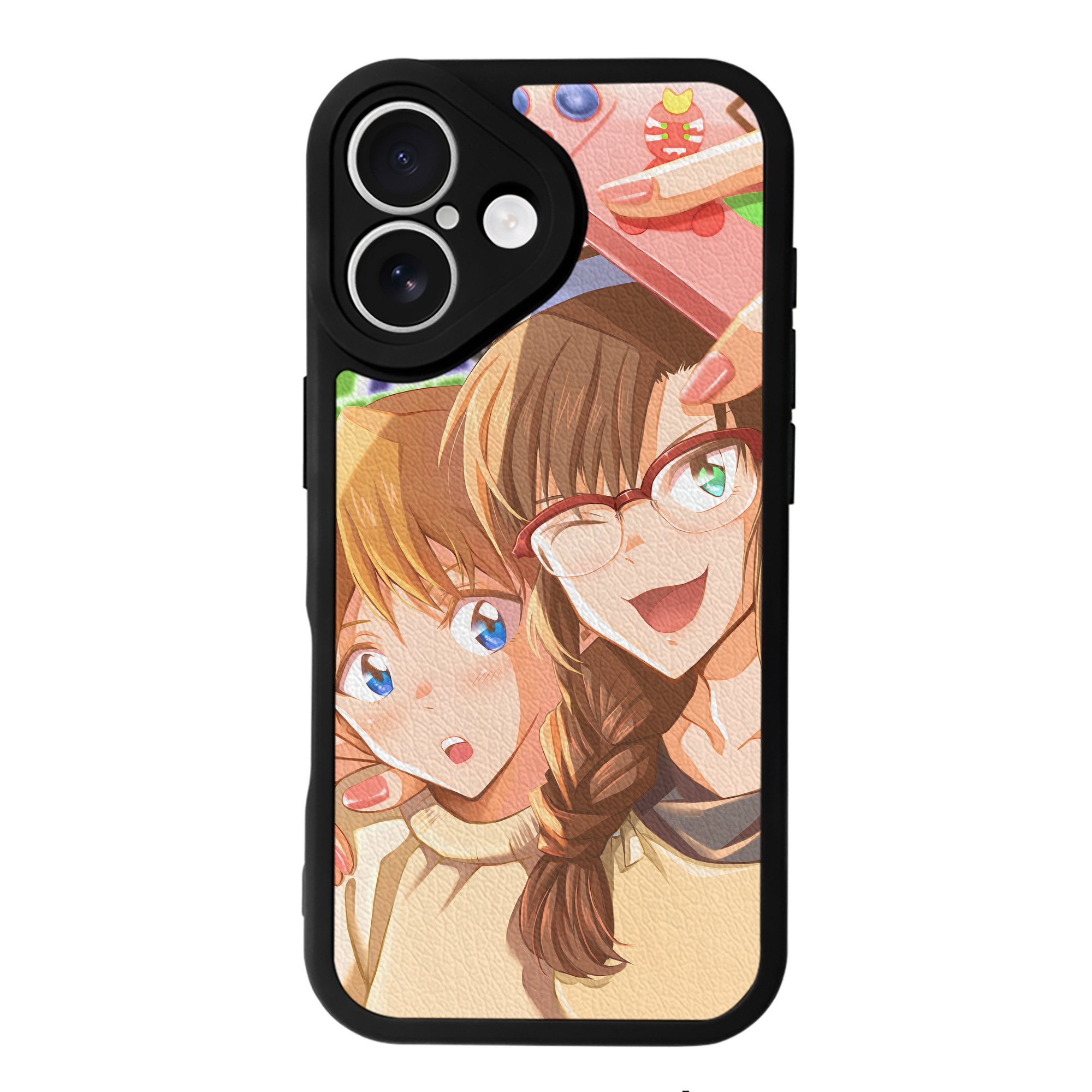 （画像用） EVA 新世紀エヴァンゲリオン 【iPhone 16シリーズ対応】シリコンスマホケース（レザー調） 材質：シリコン
